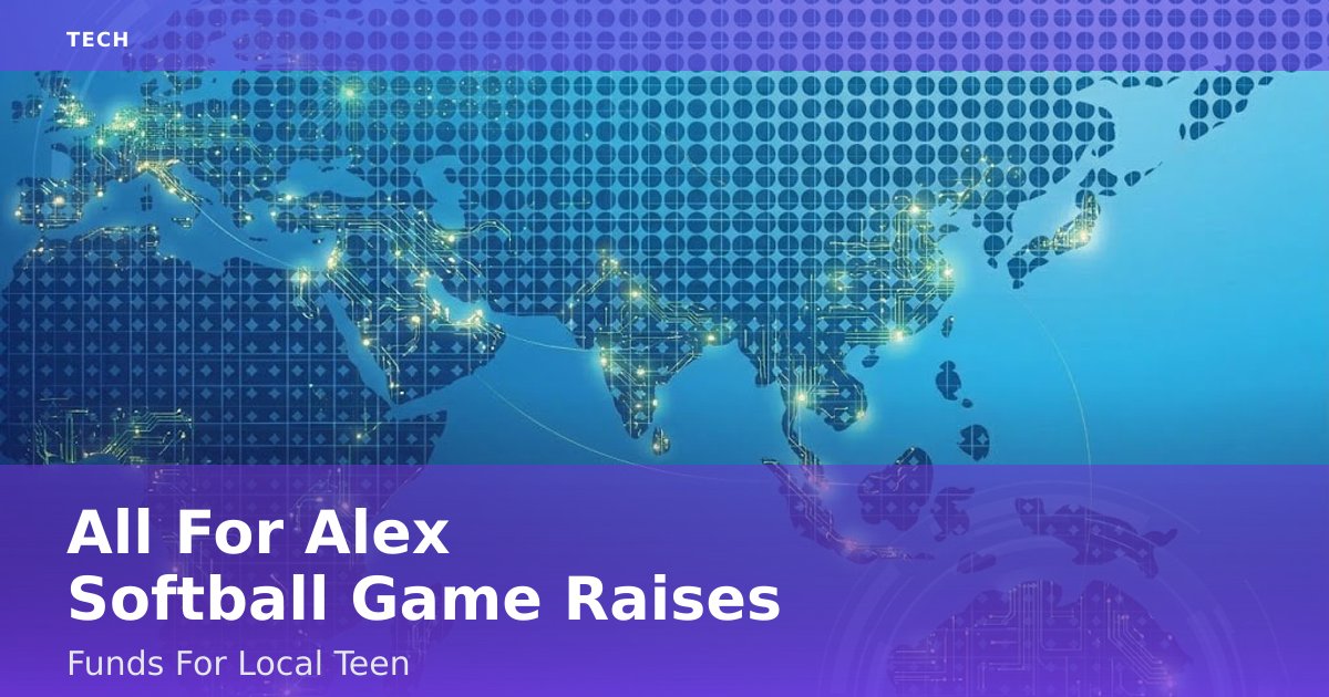 "All For Alex" Softball Game Raises Funds For Local Teen