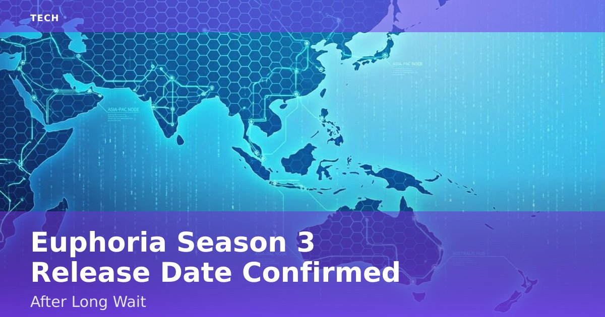"Euphoria" Season 3 Release Date Confirmed After Long Wait