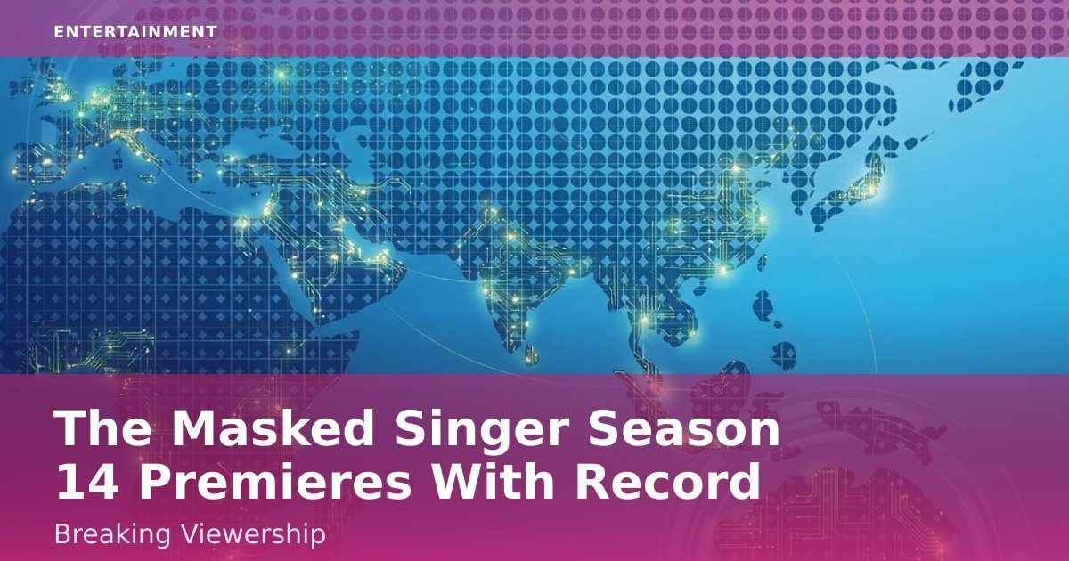 "The Masked Singer" Season 14 Premieres With Record-Breaking Viewership
