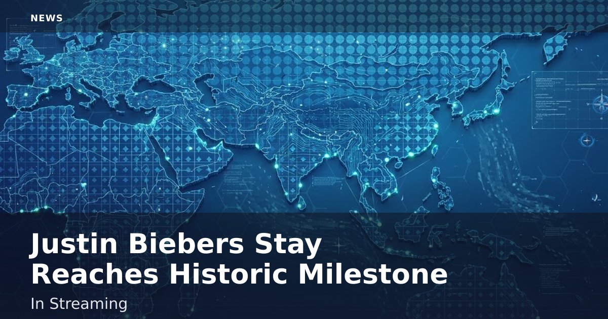 Justin Bieber's "Stay" Reaches Historic Milestone In Streaming
